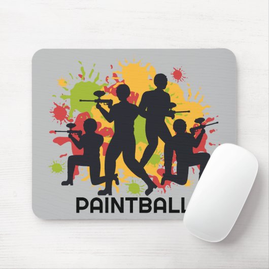 Cool- en kleurrijke schildpadscène muismat (Met muis)