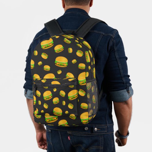 Cool en leuk lekker burger patroon bedrukte rugzak (Insitu (model))