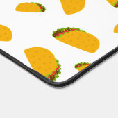 Cool en leuk lekker taco patroon op wit bureaumat (Hoek)