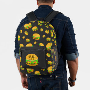 Cool en leuk leuke burgerpatroon aangepaste Monogr Bedrukte Rugzak