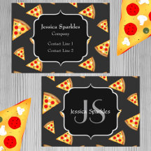 Cool en leuk pizzasneden patroon Monogram