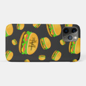 Cool en leuk smakelijk burgerpatroon Monogram Case-Mate iPhone Case (Achterkant (horizontaal))