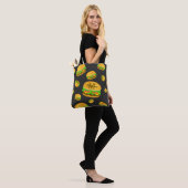 Cool en leuk smakelijk burgerpatroon Monogram Tote Bag (Op model)