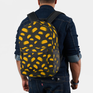 Cool- en leuke jummie-taco-patronen bedrukte rugzak