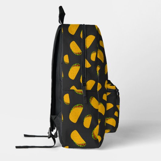 Cool- en leuke jummie-taco-patronen bedrukte rugzak (Links)