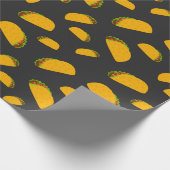 Cool- en leuke jummie-taco-patronen cadeaupapier (Hoek)