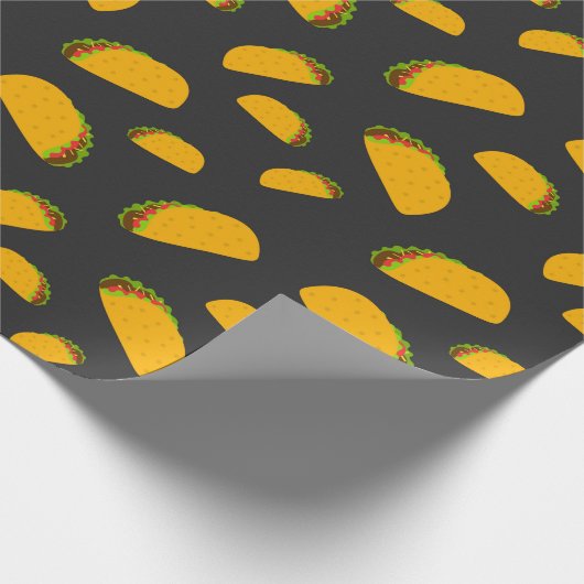 Cool- en leuke jummie-taco-patronen cadeaupapier (Hoek)