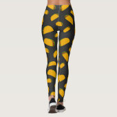 Cool- en leuke jummie-taco-patronen leggings (Achterkant)