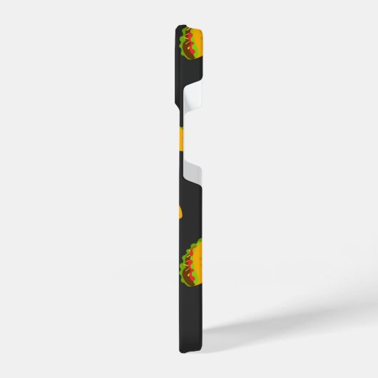 Cool- en leuke jummie-taco-patroon Monogram iPhone Hoesje (Linkerkant)