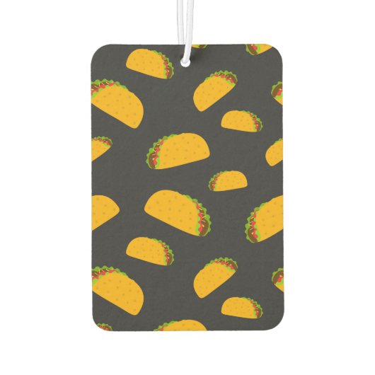Cool- en leuke jummie-taco-patroon Monogram Luchtverfrisser (Achterkant)