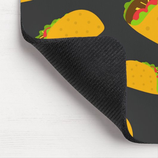 Cool- en leuke jummie-taco-patroon Monogram Muismat (Hoek)
