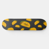 Cool- en leuke jummie-taco-patroon Monogram Persoonlijk Skateboard (Horizontaal)