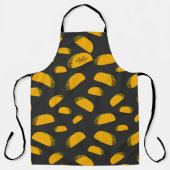 Cool- en leuke jummie-taco-patroon Monogram Schort (Voorkant)