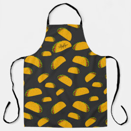 Cool- en leuke jummie-taco-patroon Monogram Schort