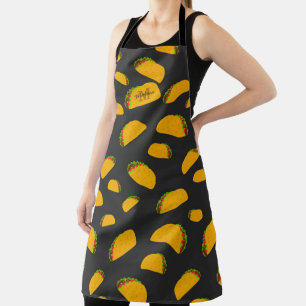 Cool- en leuke jummie-taco-patroon Monogram Schort