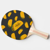 Cool- en leuke jummie-taco-patroon Monogram Tafeltennisbatje (Zijkant)