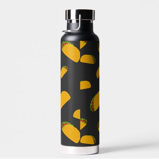 Cool- en leuke jummie-taco-patroon Monogram Waterfles (Rechts)