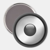 Cool- en leuke muziekluidsprekerontwerp magneet (Voorkant / Achterkant)