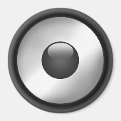 Cool- en leuke muziekluidsprekerontwerp magneet (Voorkant)