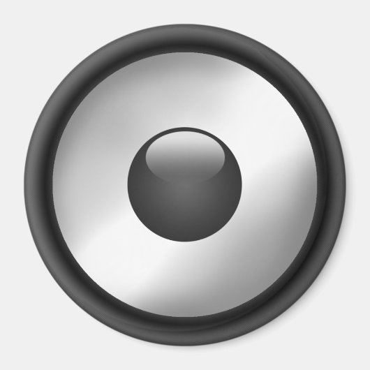 Cool- en leuke muziekluidsprekerontwerp magneet (Voorkant)