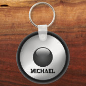 Cool- en leuke muziekluidsprekerontwerp sleutelhanger (Achterkant)