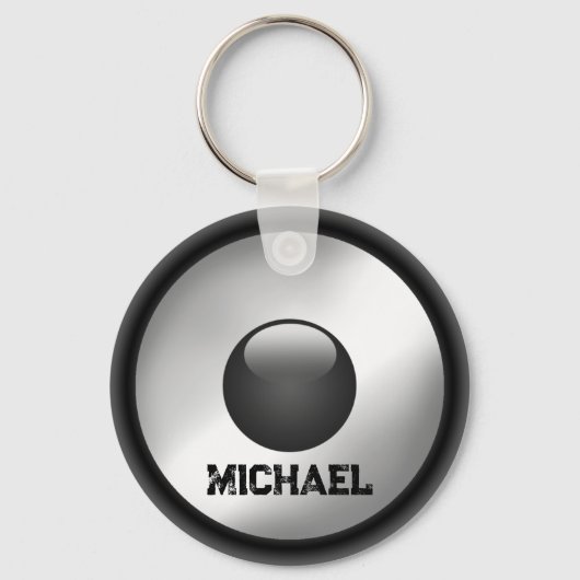 Cool- en leuke muziekluidsprekerontwerp sleutelhanger (Achterkant)