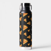 Cool en leuke pizzapunt patroon Monogram Waterfles (Voorkant)