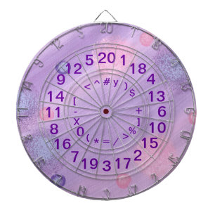 Cool en Leuke Wiskunde Spelnummers Dart Board Dartbord