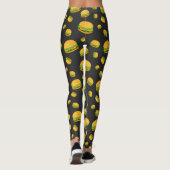 Cool- en lyummyburgerpatroon leggings (Achterkant)