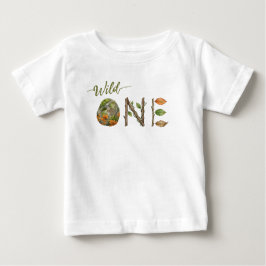 Cool en modern Wild One Baby 1e verjaardagsshirt 