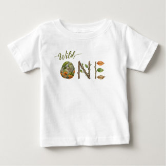 Cool en modern Wild One Baby 1e verjaardagsshirt