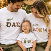 Cool en modern Wild One Baby 1e verjaardagsshirt 