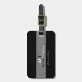 Cool en moderne elegante reizen bagagelabel (Voorkant verticaal)