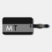 Cool en moderne elegante reizen bagagelabel (Achterkant horizontaal)