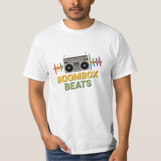 Cool en nostalgische Retro-thema graphics T-shirt (Voorkant)