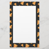 Cool- en pretpizza-snijdpatroon briefpapier (Voorkant)