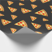 Cool- en pretpizza-snijdpatroon cadeaupapier (Hoek)