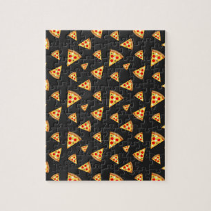 Cool- en pretpizza-snijdpatroon legpuzzel
