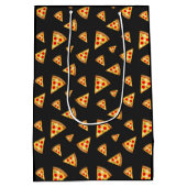Cool- en pretpizza-snijdpatroon medium cadeauzakje (Achterkant)