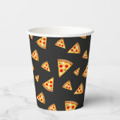 Cool- en pretpizza-snijdpatroon papieren bekers (Achterkant)