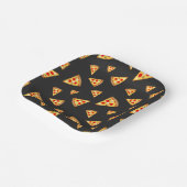 Cool- en pretpizza-snijdpatroon papieren bordje (Gebogen)