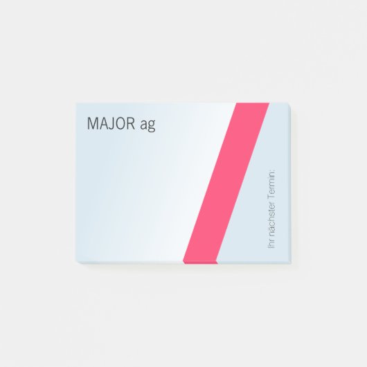 Cool en scheef, gewoon uniek post-it® notes (Voorkant)