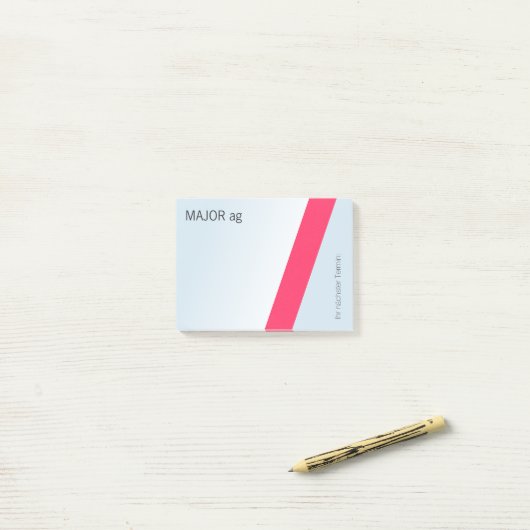 Cool en scheef, gewoon uniek post-it® notes (Op bureau)