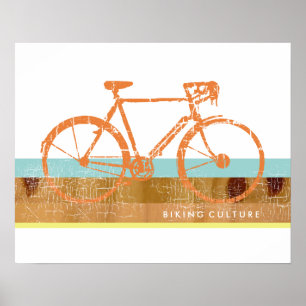 cool en stijlvol, fietsgeïnspireerd, fiets poster