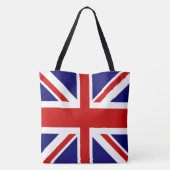 Cool en trendy Britse vlag De union jack Tote Bag (Achterkant)