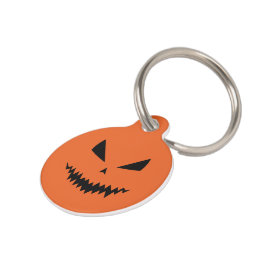 Cool eng engstigend Jack O'Lantern gezicht Hallowe Huisdierpenning