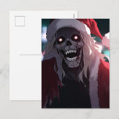 Cool Enge Enge Schedel Sinterklaas Xmas Feestdagenkaart (Voorkant / Achterkant)