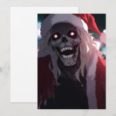 Cool Enge Enge Schedel Sinterklaas Xmas Feestdagenkaart (Voorkant / Achterkant)