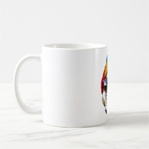 Cool Engels bulldog met een beanie Pet Koffiemok