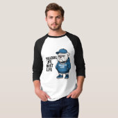 Cool English Bulldog Life Cartoon T-shirt (Voorkant volledig)